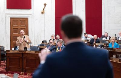Featured image for “West Virginia Gov. Patrick Morrisey Plays Key Role in GOP Primary”